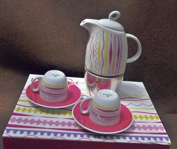Tognana - Tognana - Koffieservies (5) - set Valentina -