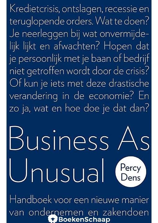 Business As Unusual, Boeken, Psychologie, Gelezen, Verzenden