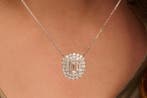 Halsketting - 14 karaat Witgoud - 3.10ct. tw. Diamant, Nieuw