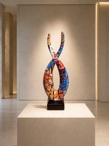 sculptuur, Modern Pop Art Statement Sculptuur – Graffiti, Antiek en Kunst