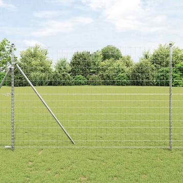 vidaXL Euro Hek 1,6 x 10 m PVC-gelaagd ijzer, Verzenden, Nieuw