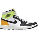 Jordan 1 Retro High G White University Gold Volt Black, Kleding | Heren, Verzenden, Nieuw, Jordan