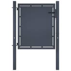 vidaXL Tuinpoort staal 100x100 cm antraciet, Tuin en Terras, Verzenden, Nieuw