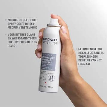 Goldwell StyleSign Compressed Working Hairspray, Verzenden, Gel, Wax, Haarlak of Mousse