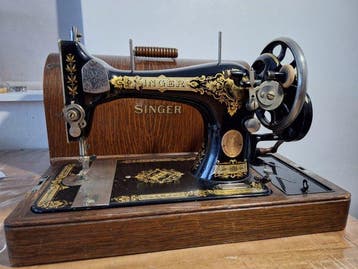 Singer 28K (1927) Machine à coudre - Fonte, Antiek en Kunst