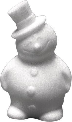 Styropor Piepschuim Isimo Sneeuwman 17 cm, Nieuw