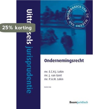 Uittreksels jurisprudentie ondernemingsrecht / Uittreksels, Verzenden, J. van Gent