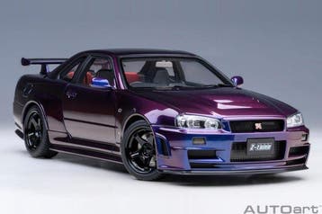 Autoart 1:18 - Model sportwagen - Nissan Skyline GT-R (R34), Nieuw