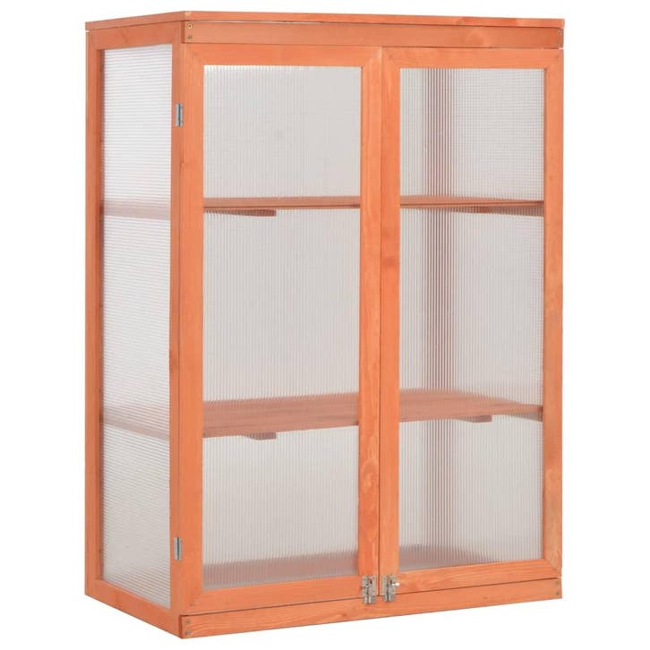 vidaXL Tuinkas 75x47x109 cm hout, Jardin & Terrasse, Serres, Envoi