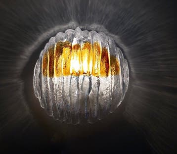 Mazzega - Lampe murale - Verre de Murano - Verre artistique