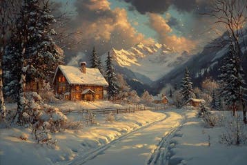 CoCo - Snowy Cabin Retreat - XXL