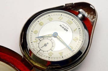 Ruhla Anker - Vintage mechanical pocket watch with