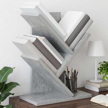 vidaXL Boomvormige boekenplank met 3 planken 30 x 18 x 40 cm, Verzenden