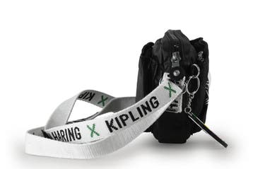 Kipling Schoudertas Zwart, Handtassen en Accessoires, Tassen | Damestassen, Verzenden, Zo goed als nieuw, Zwart