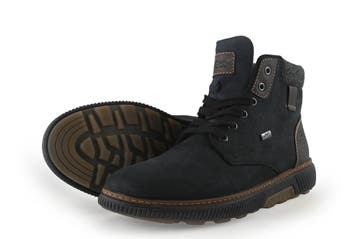 Rieker Veterboots in maat 41 Blauw, Boots, Zo goed als nieuw, Rieker, Verzenden