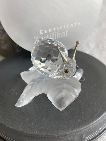 Swarovski - Swarovski - Statuette, Slak - 0 cm - Cristal,, Antiek en Kunst