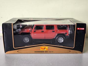 Maisto 1:18 - Voiture miniature - Hummer H2 SUV 1/18 scale