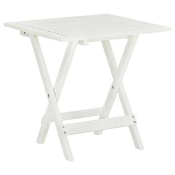 Acacia bijzettafel | -40% | Sla nu toe, retour deal, Tuin en Terras, Verzenden, Zo goed als nieuw, Vierkant, Hout