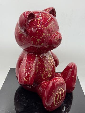 Naor - sculptuur, TEDDY CARTIER - 35 cm - Hars - 2025