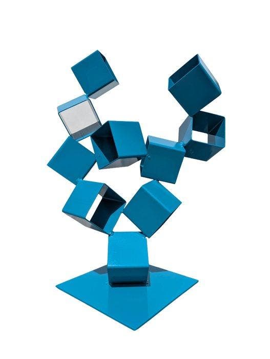 D.B - Escultura Cubos en equilibrio No reserve, Antiek en Kunst, Kunst | Designobjecten