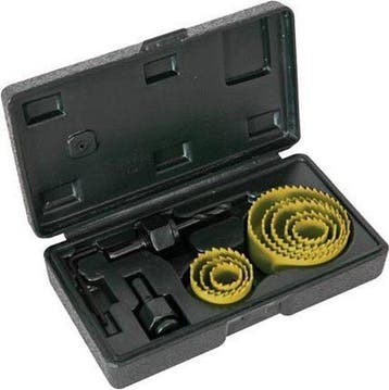 2dekans | Toolland 11-delige gatenzaagset voor hout, 25 mm, Doe-het-zelf en Bouw, Ophalen of Verzenden, Nieuw