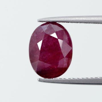 Zonder minimumprijs - 1 pcs Rood Robijn - 5.94 ct -, Handtassen en Accessoires, Nieuw