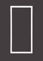 PVC raam vast (bxh) 100x215 cm HR++ Argon glas Ug=1.1 NIEUW., Ophalen of Verzenden, Gevelraam of Ruit