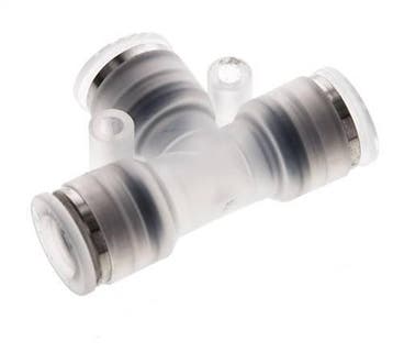 raccord enfichable en Té 8mm PA EPDM FDA, Verzenden
