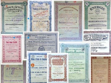 Belgique. 69 karaktervolle verschillende Belgische effecten, Antiquités & Art
