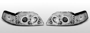 Koplampen Angel Eyes | geschikt voor Ford Mustang 1998-2004, Verzenden