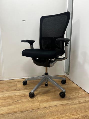 Grote Voorraad Haworth Zody Bureaustoelen!, Ergonomisch, Zo goed als nieuw, Zwart, Bureaustoel