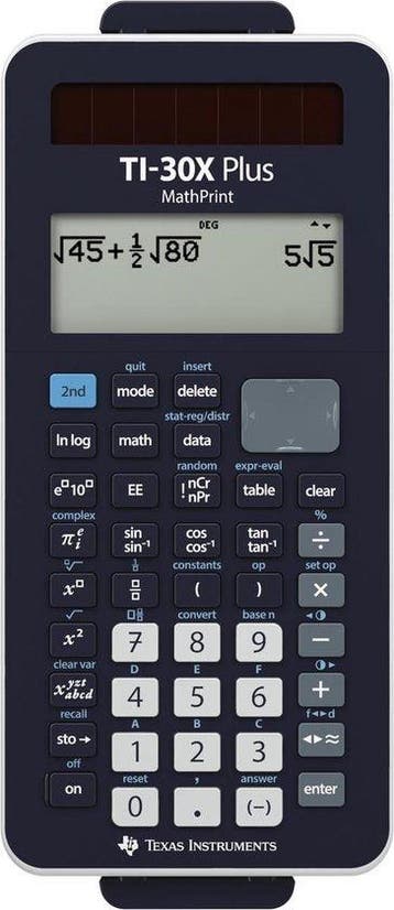 Texas Instruments TI-30X Plus MathPrint rekenmach — gebruikt, Diversen, Verzenden, Nieuw