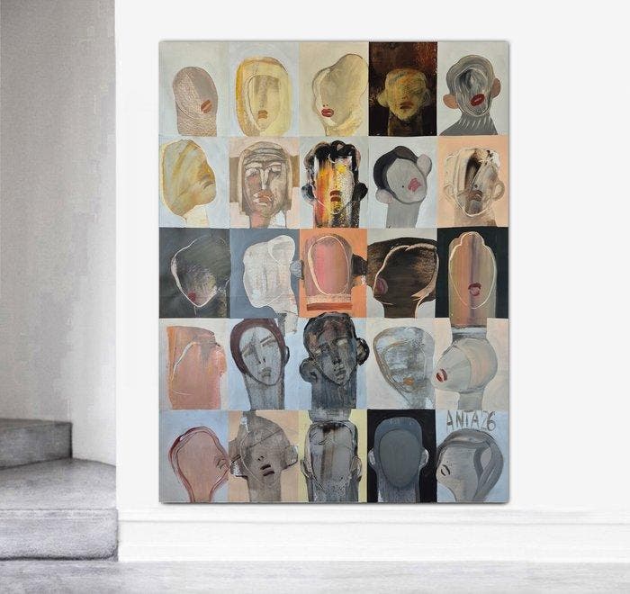 Kariko ono - Heroes 36, Antiek en Kunst, Kunst | Schilderijen | Modern