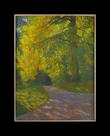 Jacques Jacobi (1877-1957). École Suisse. - Allée dans un, Antiek en Kunst