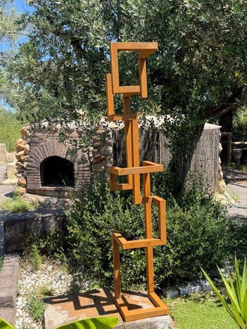 Ana Lucia B.M - Sculpture Corten - BIG XXL - NO Reserve