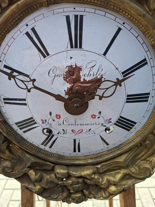 Horloge comtoise - Antique Fer - 1800-1850 - Pour réparation, Antiquités & Art, Antiquités | Horloges