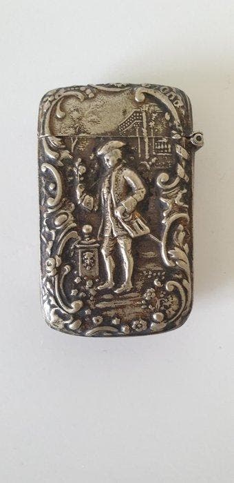 Porte-allumettes - Argent - Ancienne boîte