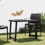 vidaXL Campingtafel hout-look 79x56x64 cm PP, Tuin en Terras, Verzenden, Nieuw