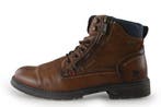 Mustang Veterboots in maat 43 Cognac, Overige kleuren, Verzenden, Boots, Mustang