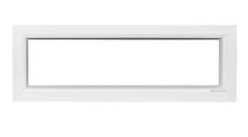 PVC raam vast b98xh35 cm Wit, Gevelraam of Ruit, Minder dan 80 cm, 80 tot 120 cm, Nieuw