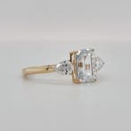 Zonder minimumprijs - Ring - 14 karaat Geel goud - 2.04ct.