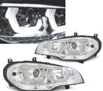 PHARES BMW X5 E70 07-13 LED YEUX ANGES CHROMÉ, Verzenden