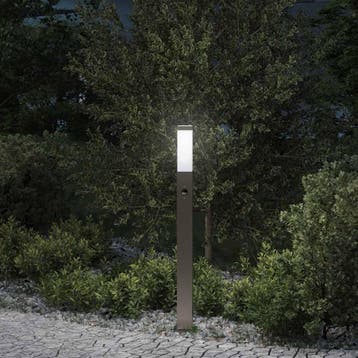 vidaXL Bolderverlichting met sensor 80 cm RVS IP44, Verzenden, Nieuw