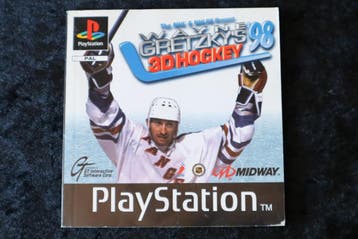 Wayne Gretzkys 3D Hockey 98 Playstation 1 PS1 Manual Only, Verzenden