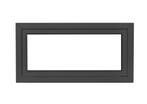 PVC kiep b100xh50 cm Antraciet, Gevelraam of Ruit, Minder dan 80 cm, 80 tot 120 cm, Nieuw