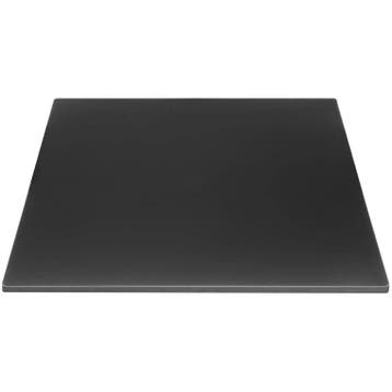Tafelblad | Zwart | In-/Outdoor | 700x700x125(h)mm Bolero, Verzenden, Nieuw in verpakking