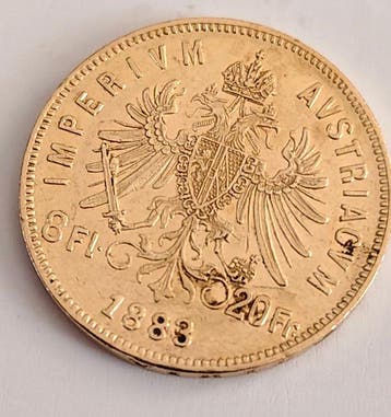 Oostenrijk. Franz Joseph I. 8 Florin / 20 Francs 1883