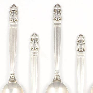Georg Jensen - Johan Rohde - Model Acorn - Theelepel (6) -