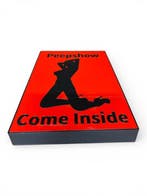 Amsterdam Redlight District Peepschow - Reclamebord met