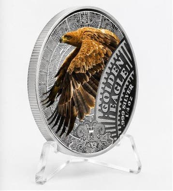 Kameroen. 500 Francs 2026 – Mexican Cinco Grandes – Golden, Postzegels en Munten